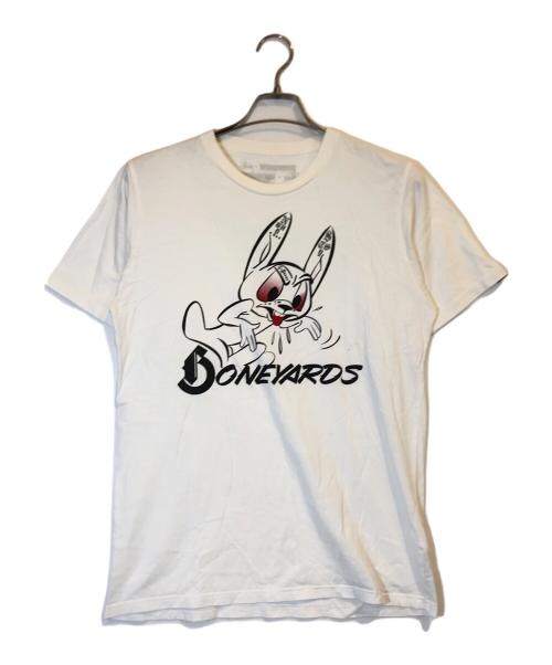 stussy（ステューシー）stussy (ステューシー) NEIGHBORHOOD (ネイバーフッド) Tシャツ ホワイト サイズ:表記なしの古着・服飾アイテム