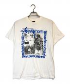 stussyステューシー）の古着「Tシャツ」｜ホワイト