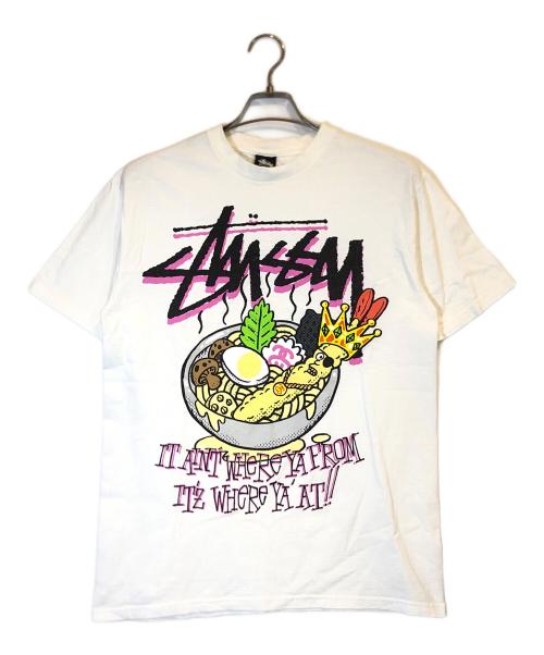 stussy（ステューシー）stussy (ステューシー) Tシャツ ホワイト サイズ:Mの古着・服飾アイテム