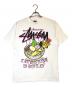 stussy（ステューシー）の古着「Tシャツ」｜ホワイト