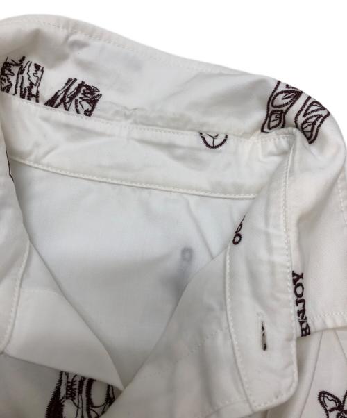 Adam et Rope（アダム エ ロペ）Adam et Rope (アダム エ ロペ) エンブロイダリーシャツ ホワイト サイズ:Freeの古着・服飾アイテム