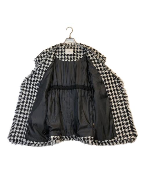 COEL（コエル）COEL (コエル) 千鳥柄ツイードベスト ブラック サイズ:38の古着・服飾アイテム