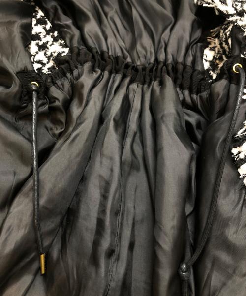 COEL（コエル）COEL (コエル) 千鳥柄ツイードベスト ブラック サイズ:38の古着・服飾アイテム