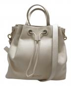 COLE HAANコールハーン）の古着「レザーバケットバッグ」｜ホワイト