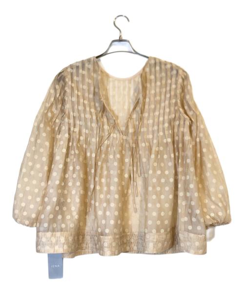 TORRAZZO DONNA（トラッゾドンナ）TORRAZZO DONNA (トラッゾドンナ) ドットブラウス ブラウン サイズ:Free 未使用品の古着・服飾アイテム