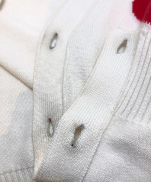 ami（アミ）ami (アミ) カーディガン ホワイト サイズ:Mの古着・服飾アイテム