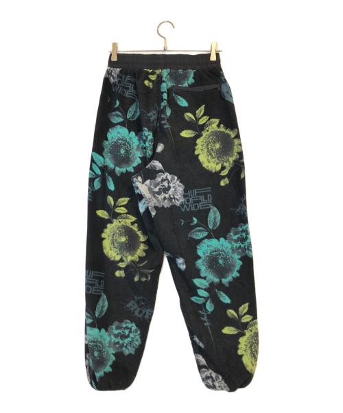 HUF（ハフ）HUF (ハフ) 花柄フリースパンツ ブラック サイズ:Sの古着・服飾アイテム