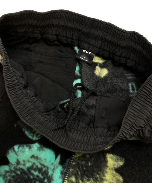 HUF（ハフ）HUF (ハフ) 花柄フリースパンツ ブラック サイズ:Sの古着・服飾アイテム