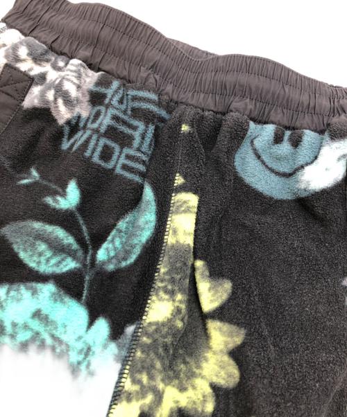 HUF（ハフ）HUF (ハフ) 花柄フリースパンツ ブラック サイズ:Sの古着・服飾アイテム