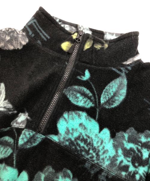 HUF（ハフ）HUF (ハフ) BLOOM HALF ZIP FLEECE ブラック サイズ:Mの古着・服飾アイテム