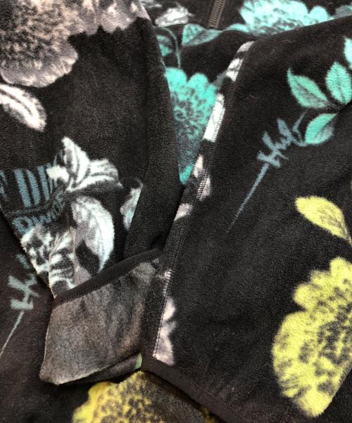 HUF（ハフ）HUF (ハフ) BLOOM HALF ZIP FLEECE ブラック サイズ:Mの古着・服飾アイテム