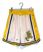 always out of stockオールウェイズ アウト オブ ストック）の古着「バスケットハーフパンツ」｜イエロー