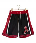 always out of stockオールウェイズ アウト オブ ストック）の古着「バスケットハーフパンツ」｜レッド