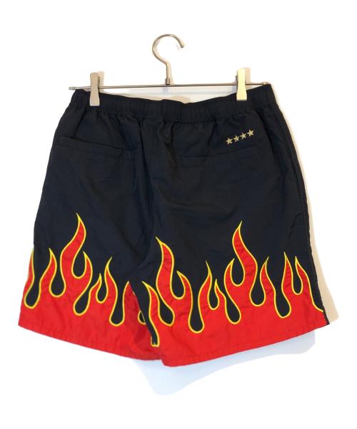 F.C.R.B.（エフシーレアルブリストル）F.C.R.B. (エフシーレアルブリストル) ファイヤーショートパンツ ブラック サイズ:Sの古着・服飾アイテム