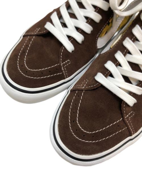 SUPREME（シュプリーム）SUPREME (シュプリーム) VANS (バンズ) Diamond Plate Sk8-Hi Pro ブラウン サイズ:US9/UK8/EUR42/CM27の古着・服飾アイテム