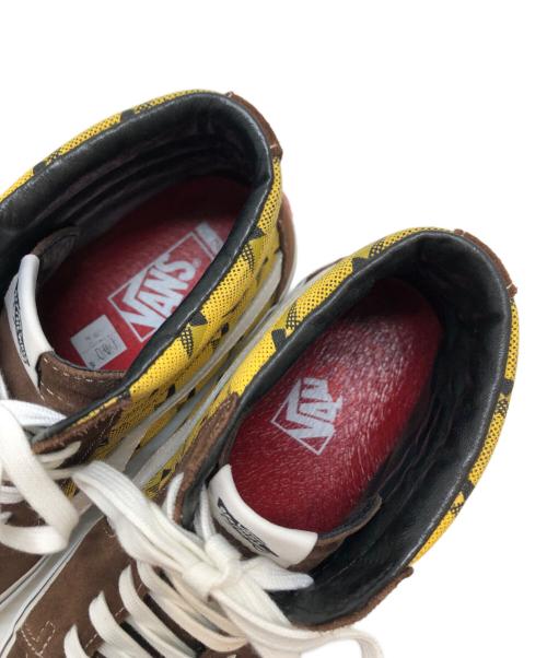 SUPREME（シュプリーム）SUPREME (シュプリーム) VANS (バンズ) Diamond Plate Sk8-Hi Pro ブラウン サイズ:US9/UK8/EUR42/CM27の古着・服飾アイテム