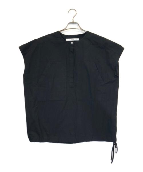 FRAMeWORK（フレームワーク）FRAMeWORK (フレームワーク) BIGポケットドロストブラウス ブラック サイズ:Freeの古着・服飾アイテム