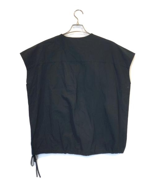 FRAMeWORK（フレームワーク）FRAMeWORK (フレームワーク) BIGポケットドロストブラウス ブラック サイズ:Freeの古着・服飾アイテム