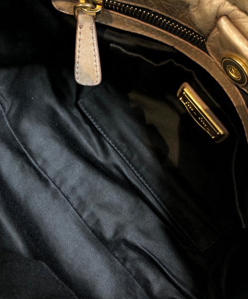 MIU MIU（ミュウミュウ）MIU MIU (ミュウミュウ) 2WAYバッグ ベージュ サイズ:表記なしの古着・服飾アイテム