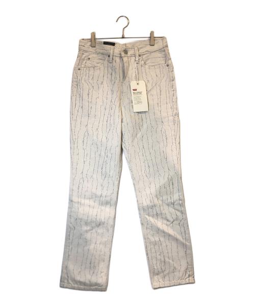 LEVI'S（リーバイス）LEVI'S (リーバイス) リネン混総柄デニムパンツ ホワイト サイズ:W29(73.5CM) 未使用品の古着・服飾アイテム