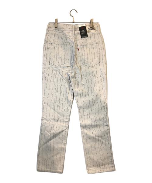 LEVI'S（リーバイス）LEVI'S (リーバイス) リネン混総柄デニムパンツ ホワイト サイズ:W29(73.5CM) 未使用品の古着・服飾アイテム