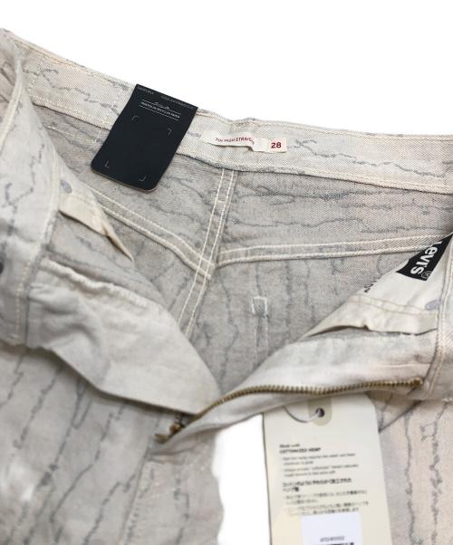 LEVI'S（リーバイス）LEVI'S (リーバイス) リネン混総柄デニムパンツ ホワイト サイズ:W29(73.5CM) 未使用品の古着・服飾アイテム