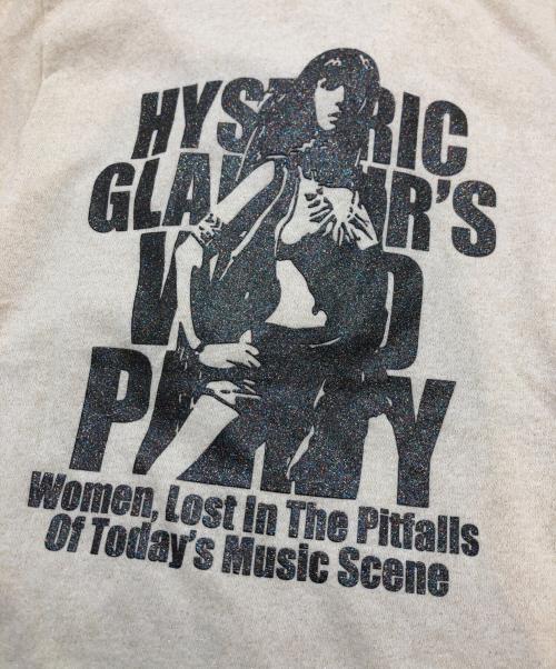 Hysteric Glamour（ヒステリックグラマー）Hysteric Glamour (ヒステリックグラマー) ラメジップパーカー ベージュ サイズ:Mの古着・服飾アイテム