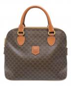 CELINEセリーヌ）の古着「マカダム柄ハンドバッグ」｜ブラウン