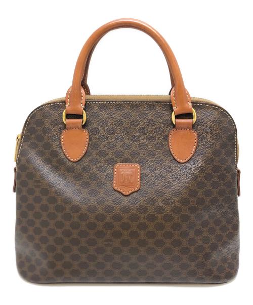 CELINE（セリーヌ）CELINE (セリーヌ) マカダム柄ハンドバッグ ブラウン サイズ:表記なしの古着・服飾アイテム