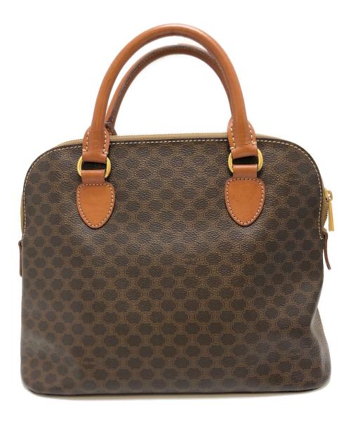 CELINE（セリーヌ）CELINE (セリーヌ) マカダム柄ハンドバッグ ブラウン サイズ:表記なしの古着・服飾アイテム