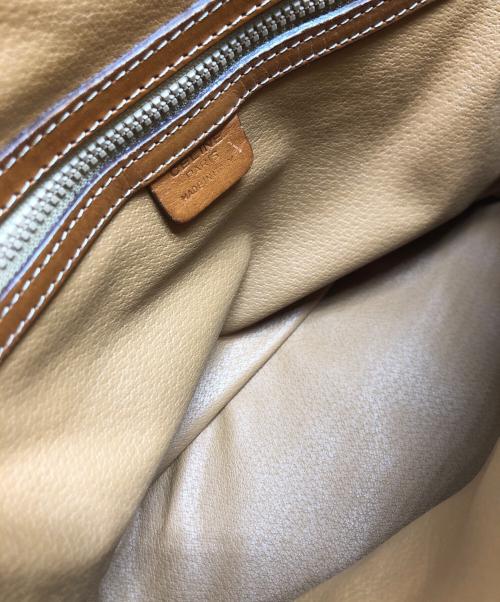 CELINE（セリーヌ）CELINE (セリーヌ) マカダム柄ハンドバッグ ブラウン サイズ:表記なしの古着・服飾アイテム