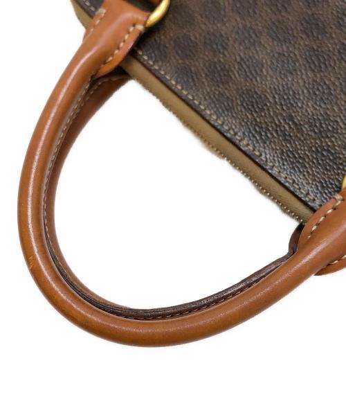 CELINE（セリーヌ）CELINE (セリーヌ) マカダム柄ハンドバッグ ブラウン サイズ:表記なしの古着・服飾アイテム