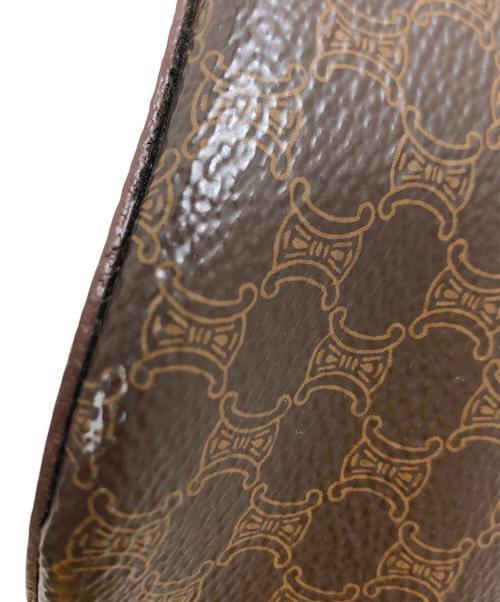 CELINE（セリーヌ）CELINE (セリーヌ) マカダム柄ハンドバッグ ブラウン サイズ:表記なしの古着・服飾アイテム