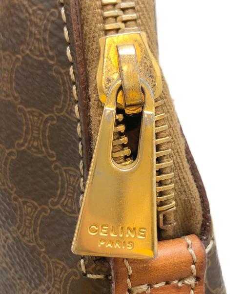 CELINE（セリーヌ）CELINE (セリーヌ) マカダム柄ハンドバッグ ブラウン サイズ:表記なしの古着・服飾アイテム