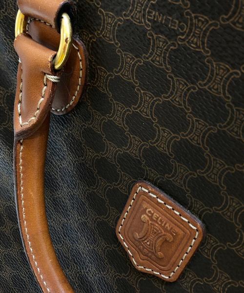 CELINE（セリーヌ）CELINE (セリーヌ) マカダム柄ハンドバッグ ブラウン サイズ:表記なしの古着・服飾アイテム