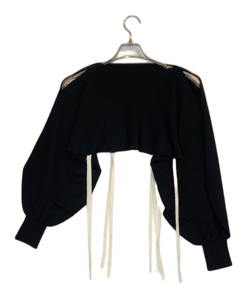 TAN（タン）TAN (タン) マルチウェイ ボレロカーディガン ブラック サイズ:FREE 未使用品の古着・服飾アイテム