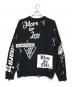 MIHARA YASUHIRO (ミハラヤスヒロ) ジャガードニットプルオーバー ブラック サイズ:48：12000円