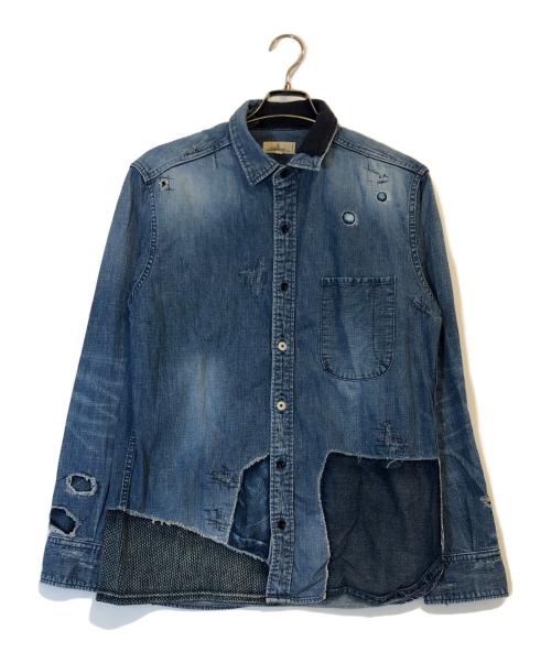 JAPAN BLUE JEANS（ジャパンブルージーンズ）JAPAN BLUE JEANS (ジャパン ブル ージーンズ) デニムシャツ インディゴ サイズ:Lの古着・服飾アイテム