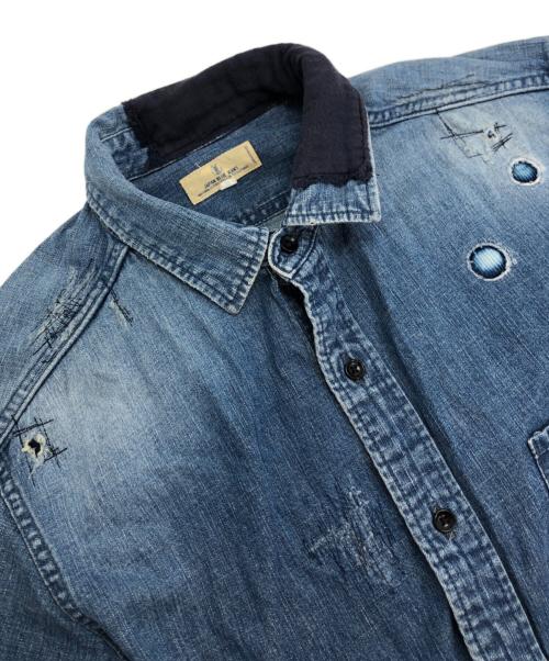 JAPAN BLUE JEANS（ジャパンブルージーンズ）JAPAN BLUE JEANS (ジャパン ブル ージーンズ) デニムシャツ インディゴ サイズ:Lの古着・服飾アイテム