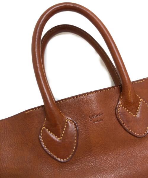 genten（ゲンテン）genten (ゲンテン) ミネルヴァ トートバッグ ブラウンの古着・服飾アイテム