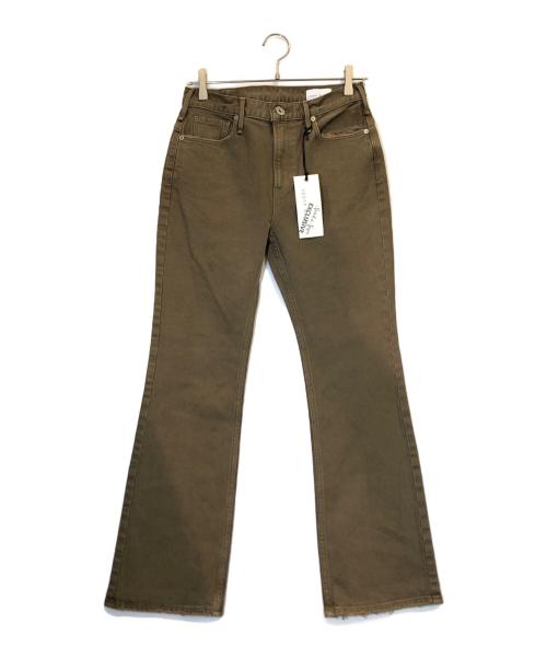 upper hights（アッパーハイツ）upper hights (アッパーハイツ) パンツ ブラウン サイズ:W25(63.5CM) 未使用品の古着・服飾アイテム