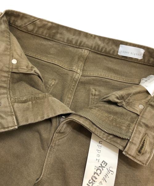 upper hights（アッパーハイツ）upper hights (アッパーハイツ) パンツ ブラウン サイズ:W25(63.5CM) 未使用品の古着・服飾アイテム