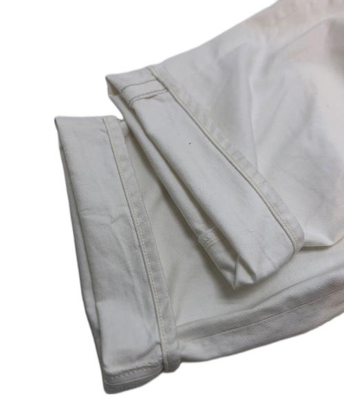 45rpm（45アールピーエム）45rpm (45アールピーエム) ホワイトデニムパンツ ホワイトの古着・服飾アイテム