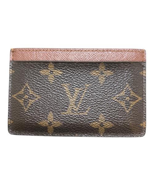 LOUIS VUITTON（ルイ ヴィトン）LOUIS VUITTON (ルイ ヴィトン) 名刺入れ ブラウン サイズ:表記なしの古着・服飾アイテム