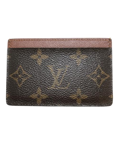 LOUIS VUITTON（ルイ ヴィトン）LOUIS VUITTON (ルイ ヴィトン) 名刺入れ ブラウン サイズ:表記なしの古着・服飾アイテム