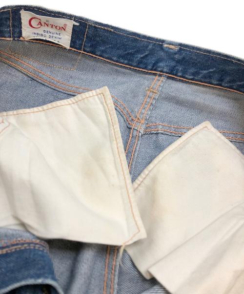 CANTON（キャントン）CANTON (キャントン) デニムパンツ インディゴ サイズ:表記なしの古着・服飾アイテム