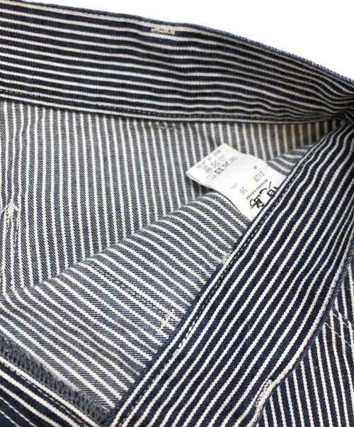 KOJIMA GENES（コジマジーンズ）KOJIMA GENES (コジマジーンズ) ヒッコリーデニムパンツ ネイビー サイズ:W36(91CM)の古着・服飾アイテム