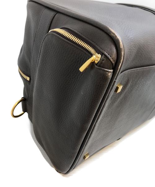 BROOKS BROTHERS（ブルックスブラザーズ）BROOKS BROTHERS (ブルックスブラザーズ) 2WAY レザーボストンバッグ ブラウンの古着・服飾アイテム