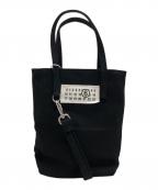 MM6 Maison Margielaエムエムシックスメゾンマルジェラ）の古着「キャンバスショルダーバッグ」｜ブラック