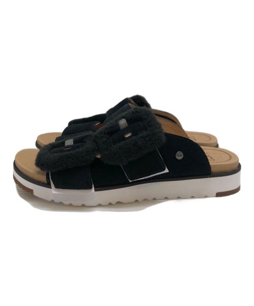 UGG（アグ）UGG (アグ) FLUFF INDIO/サンダル ブラック サイズ:US6/UK4/EU37/JP23の古着・服飾アイテム